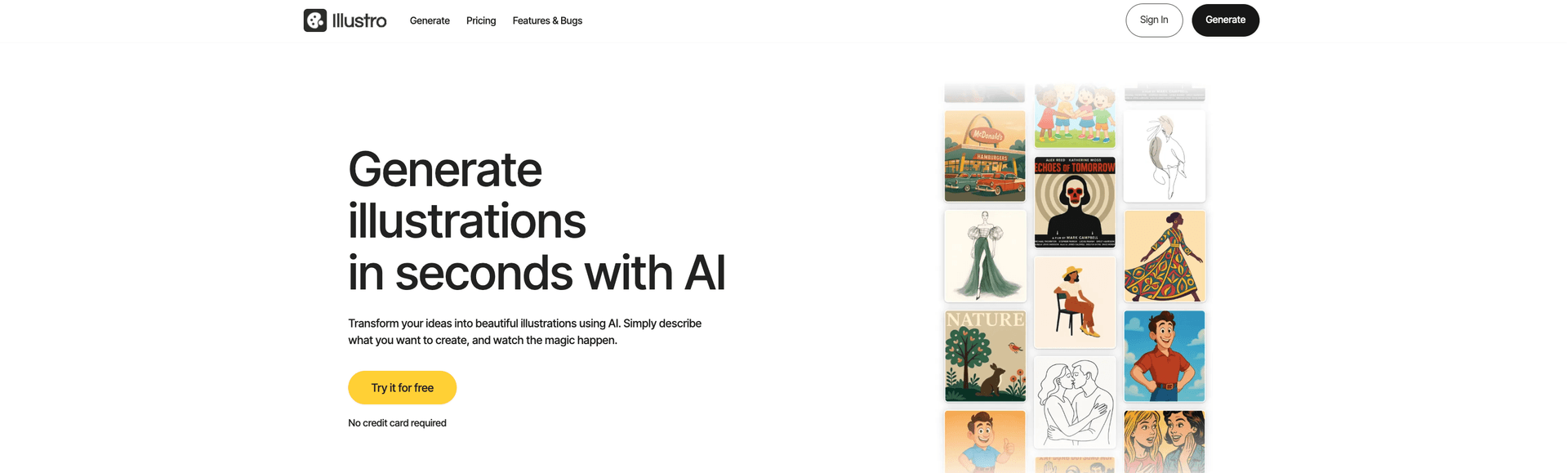 Illustro Website Preview